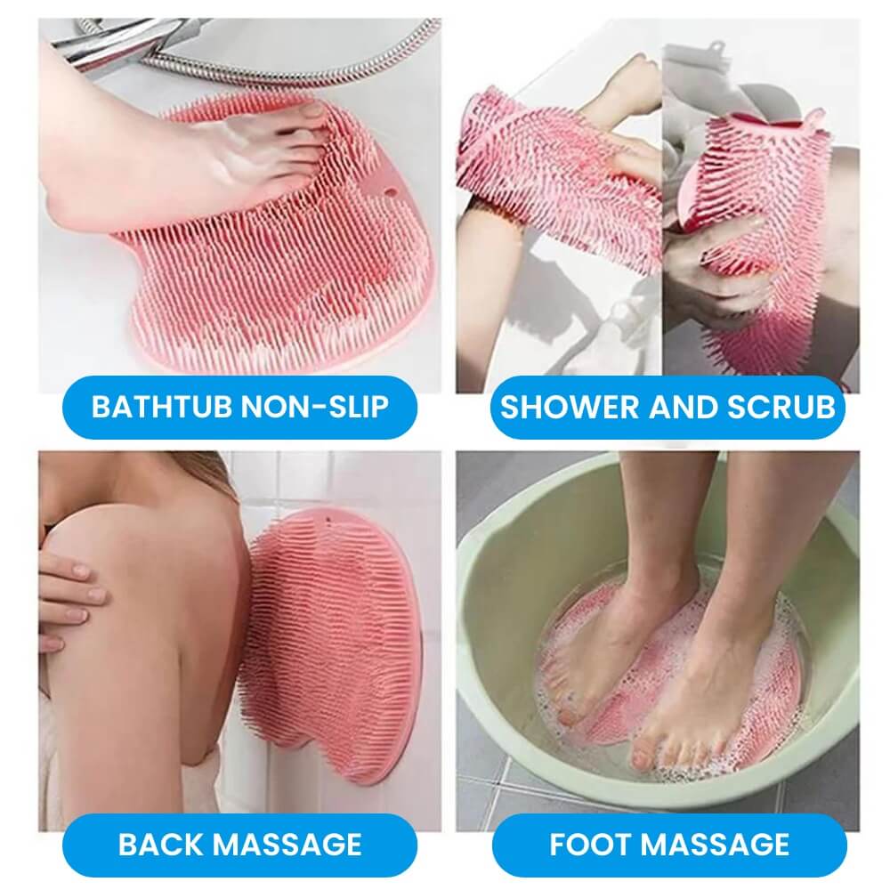 Shower Foot & Back Scrubber, Massage Pad