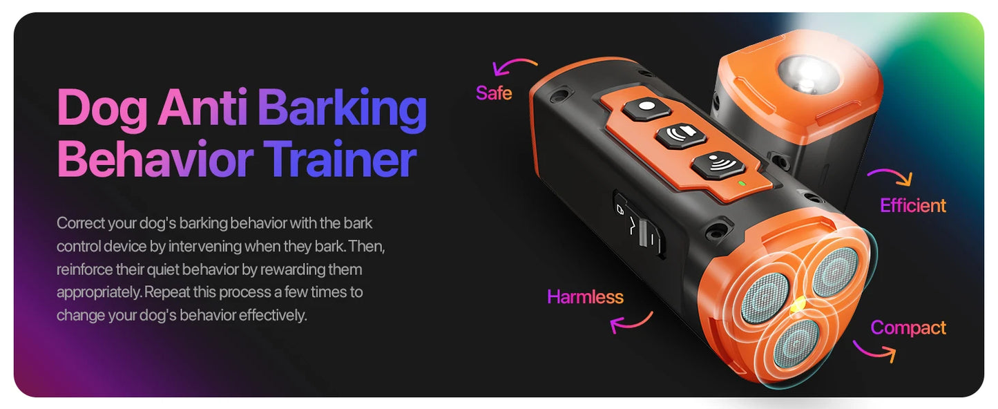 Anti-Barking Dog Training Device