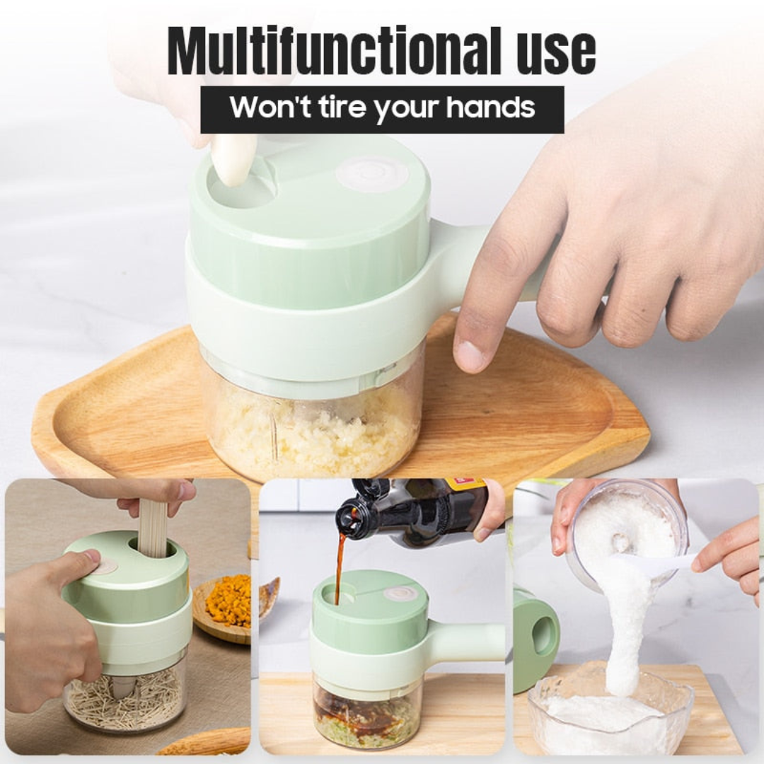 Electric Cordless Mini Onion Chopper Meat Cutter Multifunctional